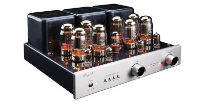 CAYIN  CS-100A KT88 Silver - Amplificateur HiFi Int&eacute;gr&eacute; &agrave; Tubes