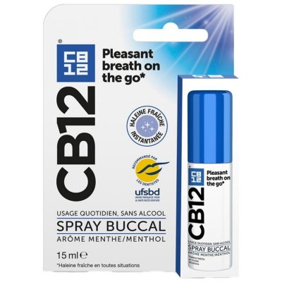CB12  Spray Menthe-Menthol Sans Alcool 15ml