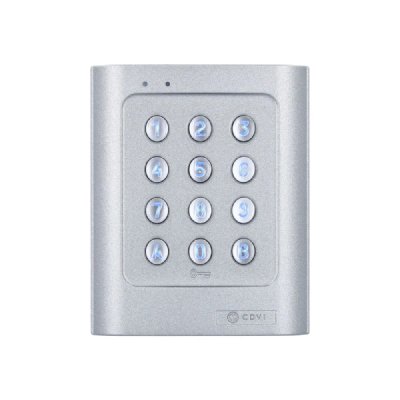 CDVI  - Clavier cod&eacute; Digicode alliage daluminium 2 relais 12 &agrave; 48V vdc