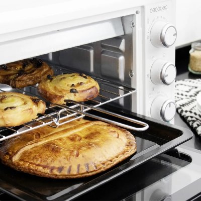 CECOTEC  Bake&Toast 2600 Blanc Four de table 4Pizza 26L 1500W Blanc