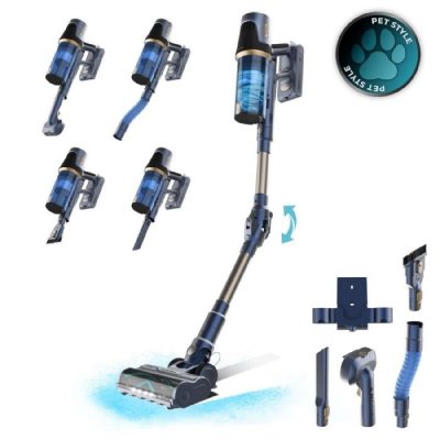CECOTEC  Conga Rockstar RS70 Pet Flex aspirateur de table Bleu Sans sac
