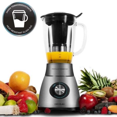 CECOTEC  Mixeur-blender Power Black Titanium 1800