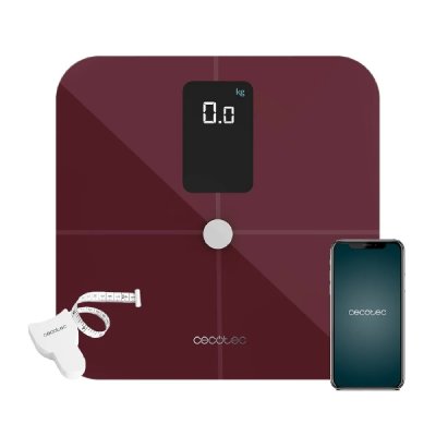 CECOTEC  P&egrave;se-Personne Surface Precision 10400 Smart Healthy Vision (Grenat)