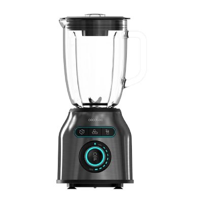 CECOTEC  Power Black Titanium 2200MAX M&eacute;langeur en verre lisse 1,8 L 2200 W Acier inoxydable