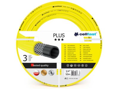 PAS DE MARQUE Cellfast 1702155100 Plus Tuyau d'arrosage Jaune 3/4"" 50&nbsp;m