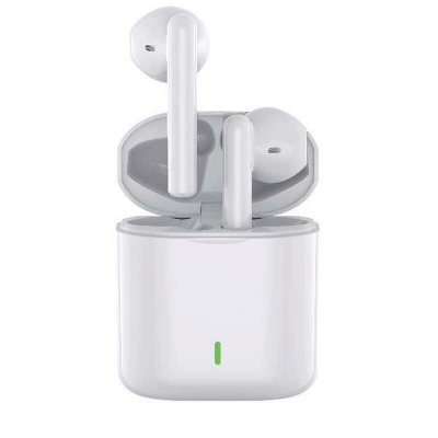 CELLY  Buz WH Casque Bluetooth sans fil avec &eacute;tui de chargement Blanc