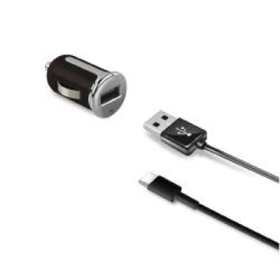 CELLY  Usb Turbo Car Charger With Type C Cable Noir
