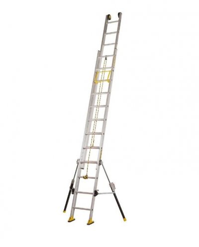 CENTAURE  - Echelle coulissante 2 plans &agrave; corde C2 stab' 2m95/4m90