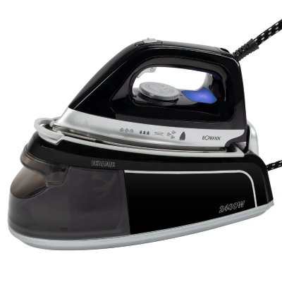 BOMANN Centrale vapeur avec semelle en c&eacute;ramique 3,5 Bar Noir DBS6034CB-Noir 