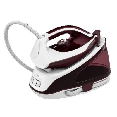 CALOR Centrale vapeur  Express Essential SV6120C0 REC 2200 W Lie de vin et Blanc Reconditionn&eacute; 