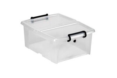 Cep cep bo&icirc;te de rangement strata, s'ouvrant sur le c&ocirc;t&eacute;, 20 l noir