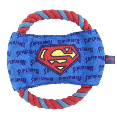 SUPERMAN Cerda Group  Rope Dog Toy Bleu
