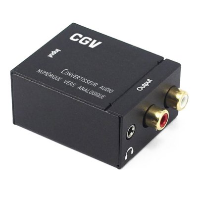 CGV  DOP-R Convertisseur Audio Num&eacute;rique vers Analogique Noir