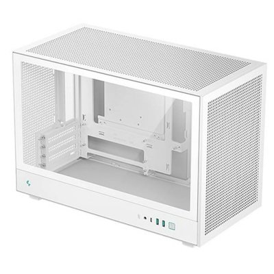 DEEPCOOL CH260 Bo&icirc;tier Mini-Tower M-ATX/Mini-ITX Blanc verre tremp&eacute;