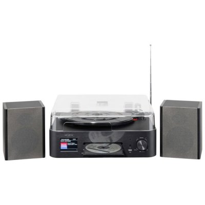 REFLEXION Cha&icirc;ne Hi-Fi r&eacute;tro -  - Platine vinyle - DAB+ FM radio Internet - Bluetooth CD USB