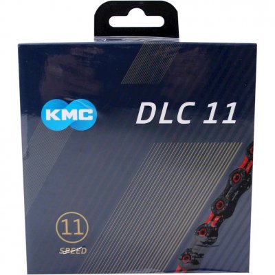 KMC Cha&icirc;ne  DLC11 (11 vitesses) - 118 Links 11 Speed Noir/Rouge