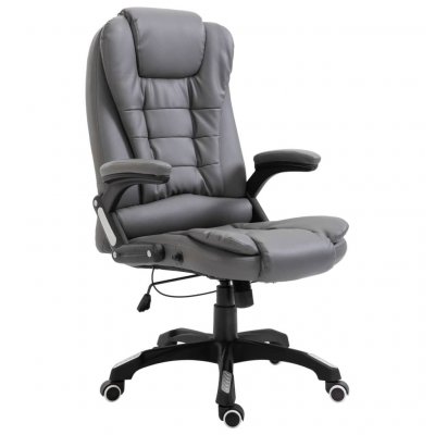Chaise de bureau Anthracite Similicuir vidaXL - Anthracite