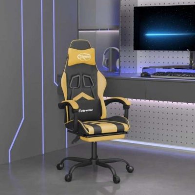 VIDAXL Chaise de bureau  H. 121 cm en metal noir interieur