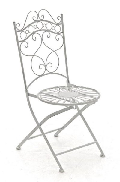  Chaise de Jardin Indra , Blanc antique