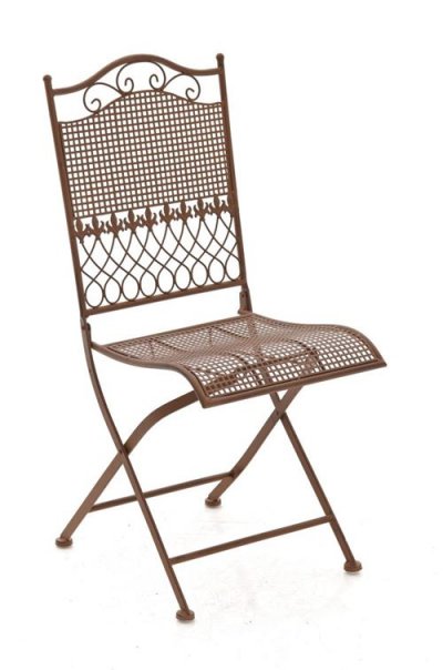 GENERIQUE Chaise de jardin KIRAN - Couleur Marron antique