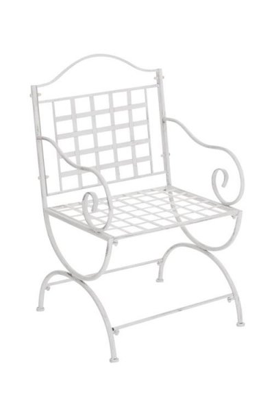 Chaise de jardin Lotta - Couleur Blanc antique