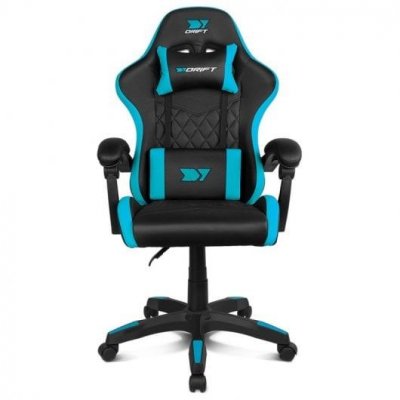 DRIFT Chaise de jeu  DR35BL Noir/Bleu