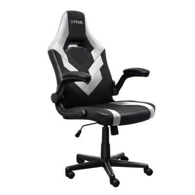 TRUST Chaise de jeu  gxt 703w riye noir/blanc