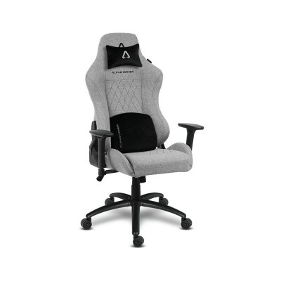 ALPHA GAMER Chaise Gaming  Gaia V2 Gris Clair