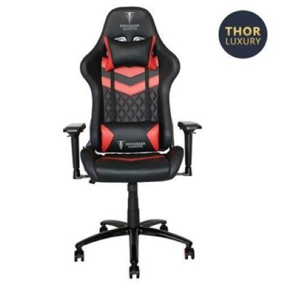 ALPHA OMEGA PLAYERS Chaise gaming  Berserker Thor Luxury Noir et Rouge