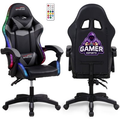 AMSTRAD Chaise Gaming  900 Led Gamer