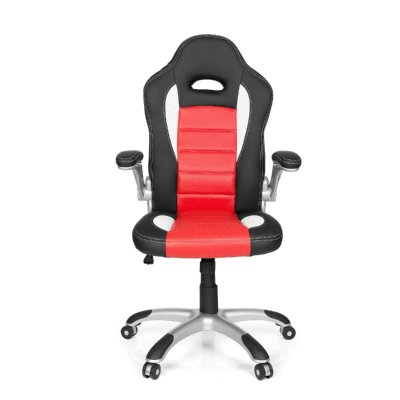 HJH OFFICE Chaise gaming / Chaise de bureau GAME SPORT rouge / noir 