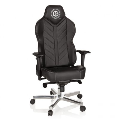 HJH OFFICE Chaise gaming chaise de bureau gamebreaker colossus simili cuir noir  734270 