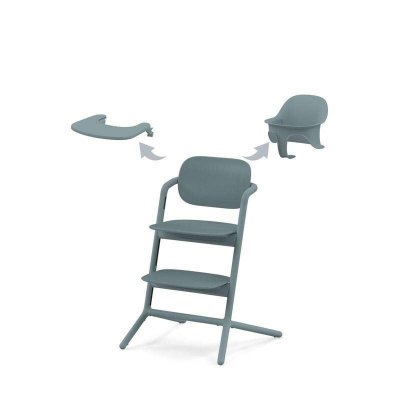 CYBEX Chaise Haute  Lemo 2 Set 3-en-1 - Stone Blue