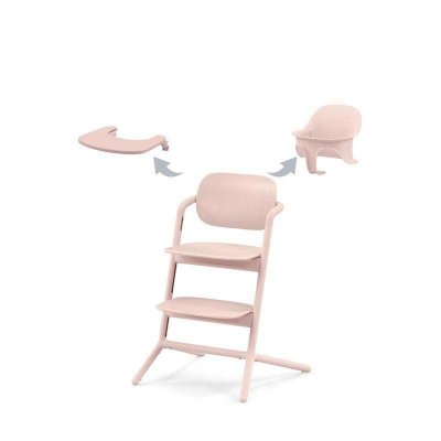 CYBEX Chaise haute LEMO 3en1 SET Pearl Pink -  - Rose