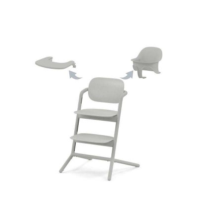 CYBEX Chaise haute LEMO 3en1 SET Suede Grey -  - Gris