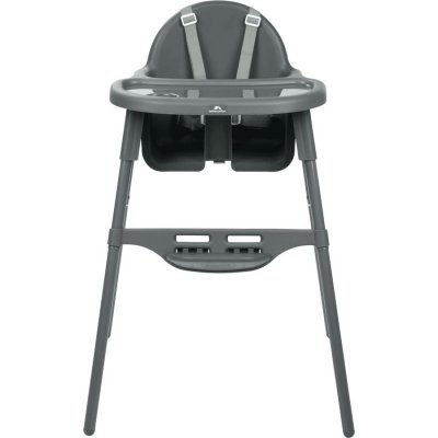 Chaise Haute Meely Utilisable de 6 mois &agrave; 3 ans poids max 15 kg Gris