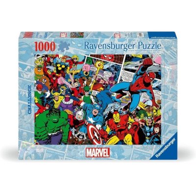 RAVENSBURGER Challenge Puzzle Marvel 1000 Pi&egrave;ces Bleu