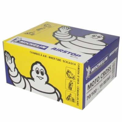 MICHELIN Chambre &agrave; air  Offroad renforc&eacute;e 70/100-19 valve droite