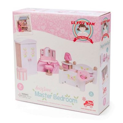 LE TOY VAN Chambre des Parents de Daisylane pour maison de poup&eacute;e 