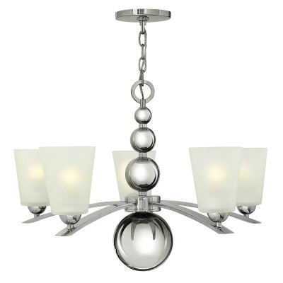 HINKLEY Chandelier zelda 5x60w nickel poli