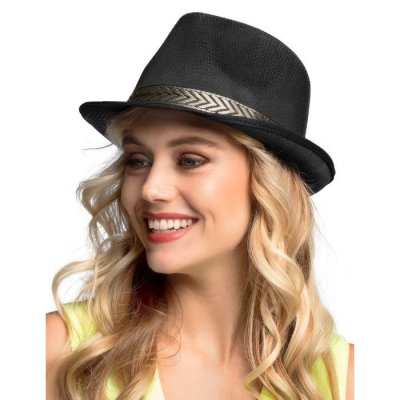 GENERIQUE Chapeau borsalino trilby noir adulte