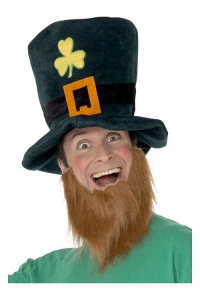 PL RH SMITH & SONS WIGMAKERS LTD TRADING AS SMIFFY S, Chapeau Et Barbe Leprechaun Saint Patrick - Vert