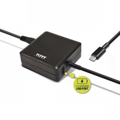 PORT DESIGNS Chargeur 65w type c + 1 port  900097 