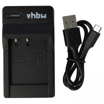  Chargeur de batterie usb compatible avec sony np-bg1, np-fg1 socle de chargement pour cam&eacute;ra