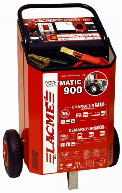 LACME Chargeur D&eacute;marreur automatique 30A 12V/24V VATMATIC 900 