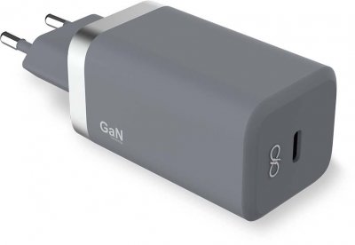 FORCE POWER Chargeur maison USB C 65W Power Delivery GaN Ultra rapide Gris - Neuf