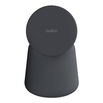 BELKIN Chargeur sans fil MagSafe (15 W) 2-en-1 -  BoostCharge Pro - Charbon