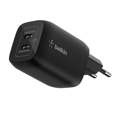 BELKIN Chargeur secteur double port USB-C -  - 65 W - Nintendo Switch 2 - Noir