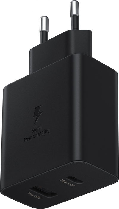 SAMSUNG Chargeur secteur  Rapide 35W USB-C / USB-A 