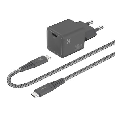 WEFIX PRO Chargeur secteur  GaN 30 W + c&acirc;ble 1 m USB-C Gris 